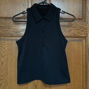 Vuori Midnight Black Sleeveless Tank Top